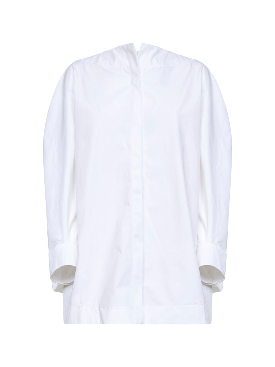 Bouffant Shirt The Pittore White Cotton