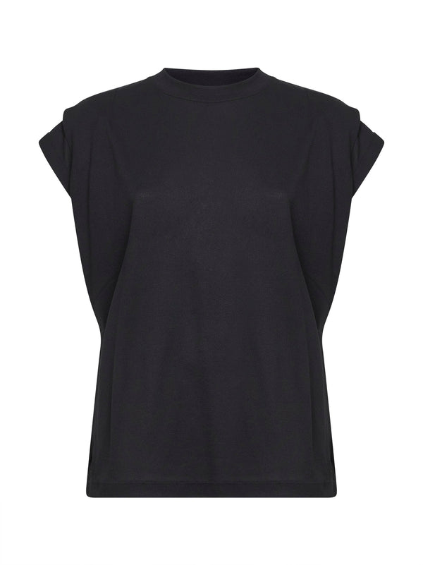 Tank Top Ventadou Black Paper-Effect T-shirts & Jerseys