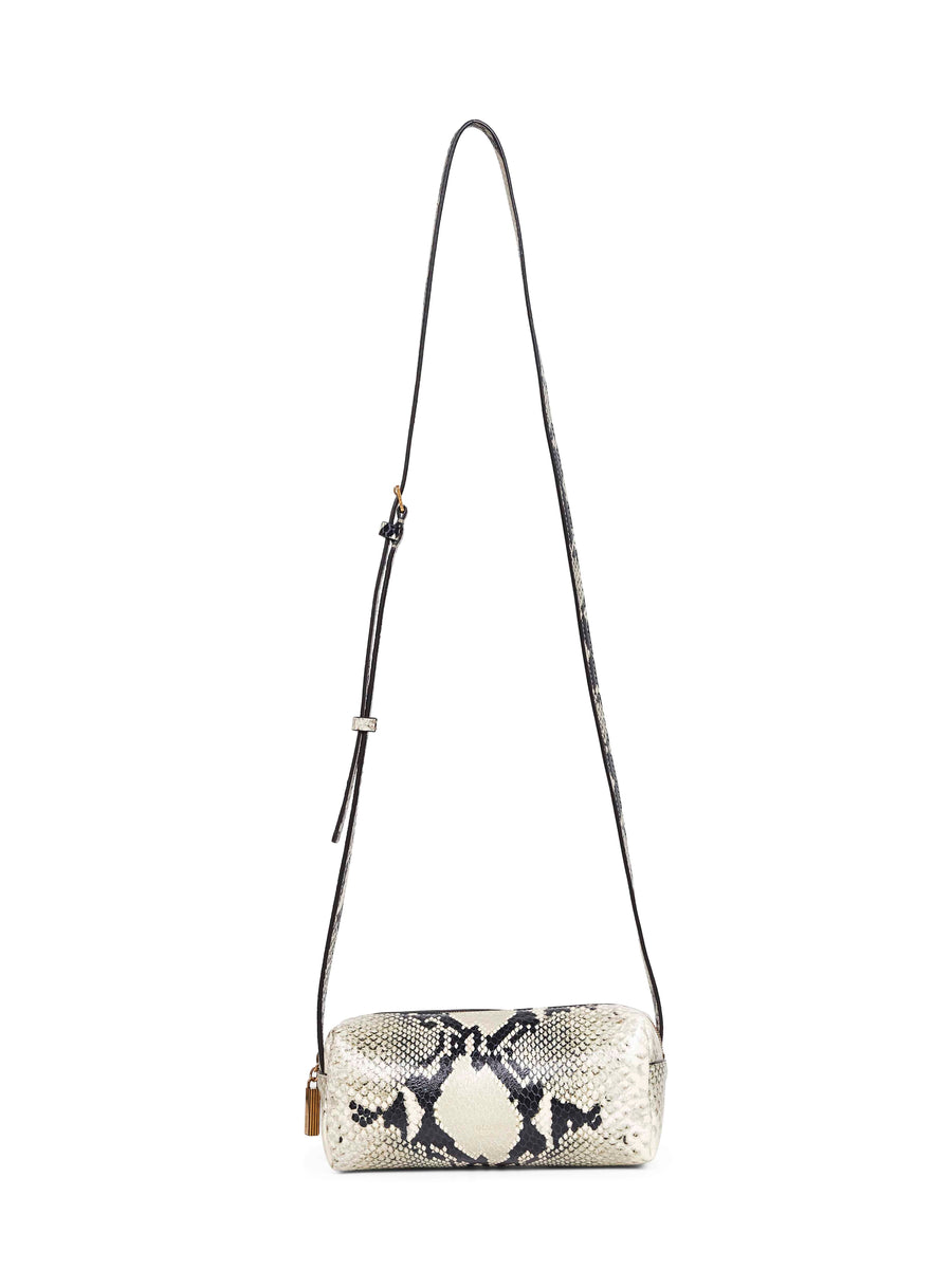 Natural Mini Kye Crossbody Bag Ivory Calf Leather Shoulder