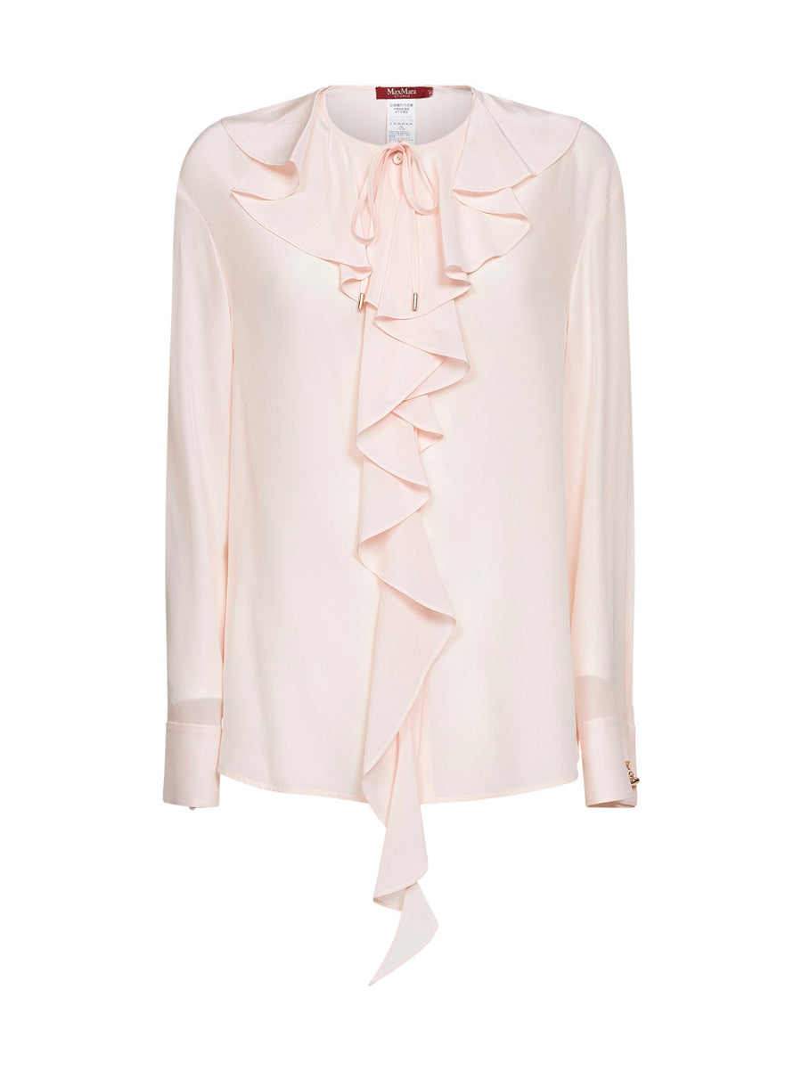 Blouse Mstepica Pink Silk Shirt
