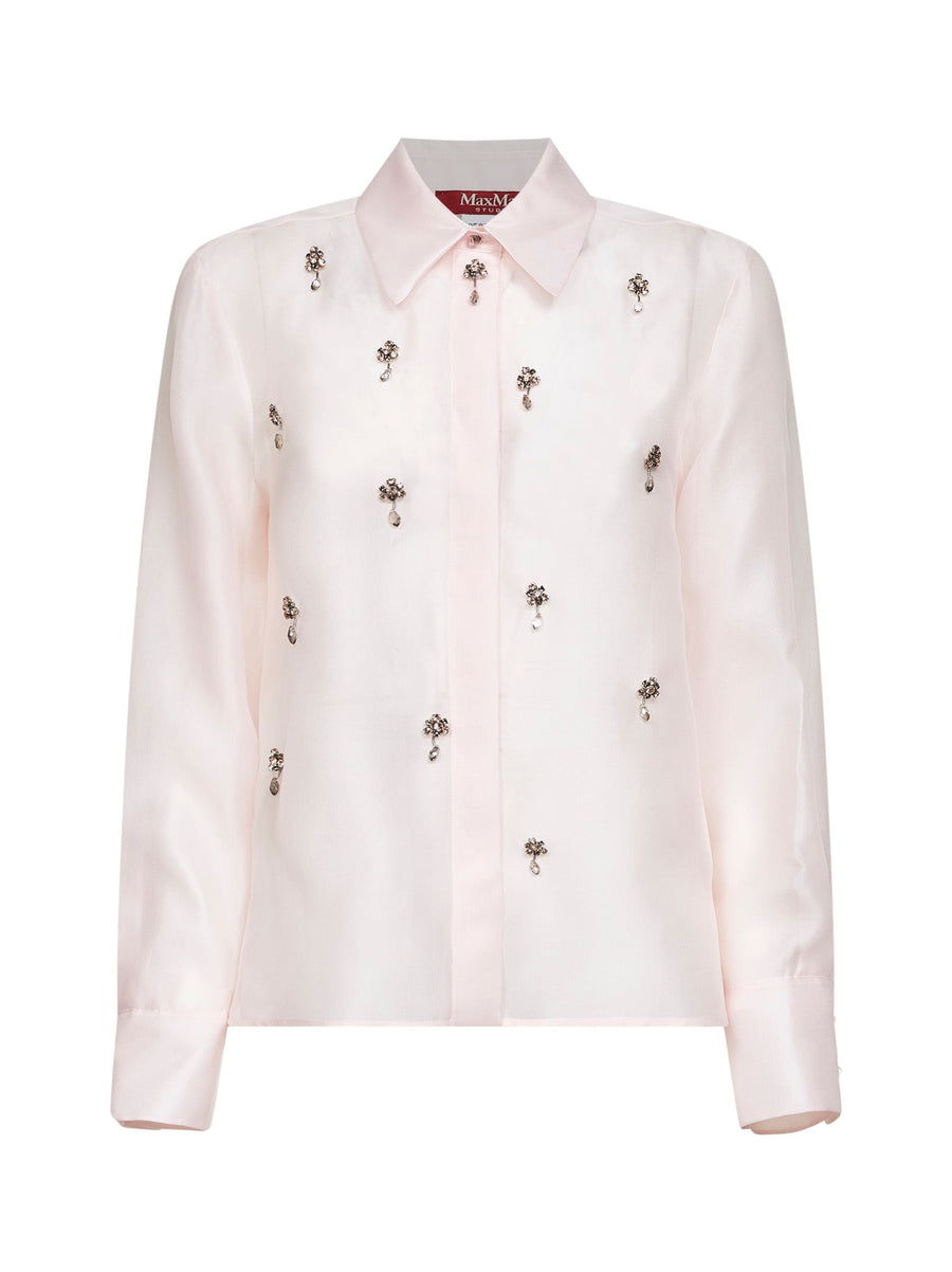 Shirt Mseagi Pink Silk Organza Acetate