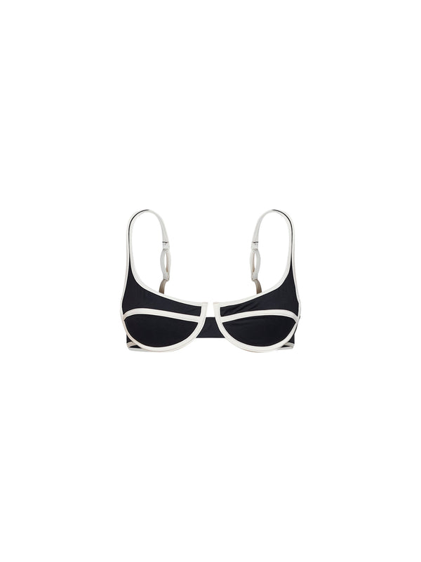 Bikini Top Amira Multicolour Lycra Polyamide Swimwear