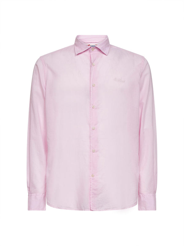 Chemise Shirt Pink Voile Cotton
