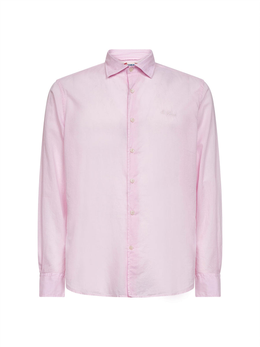 Chemise Shirt Pink Voile Cotton