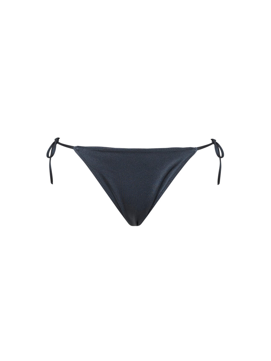 Bikini Bottom Marielle Plate Blue Lycra Polyamide Swimwear