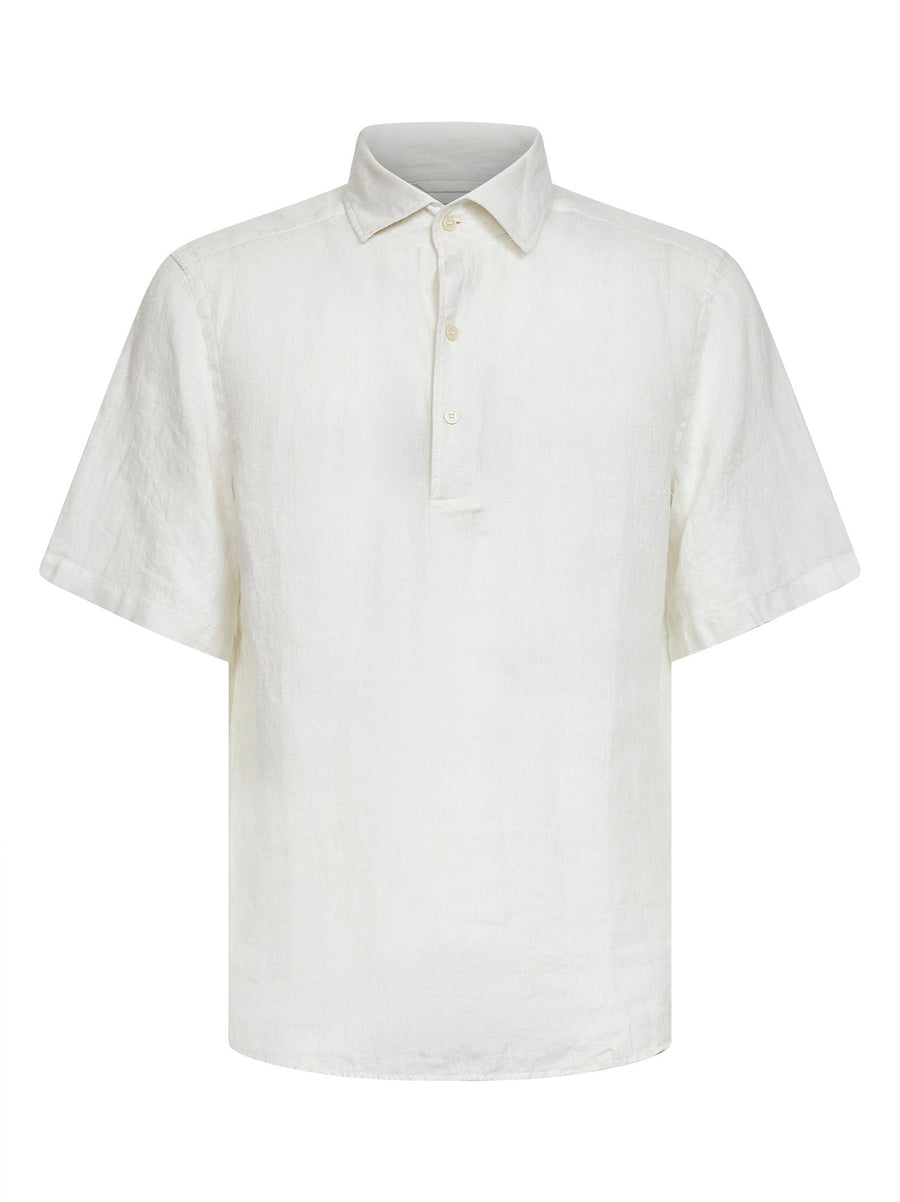 Polo Shirt Raphael Linen White