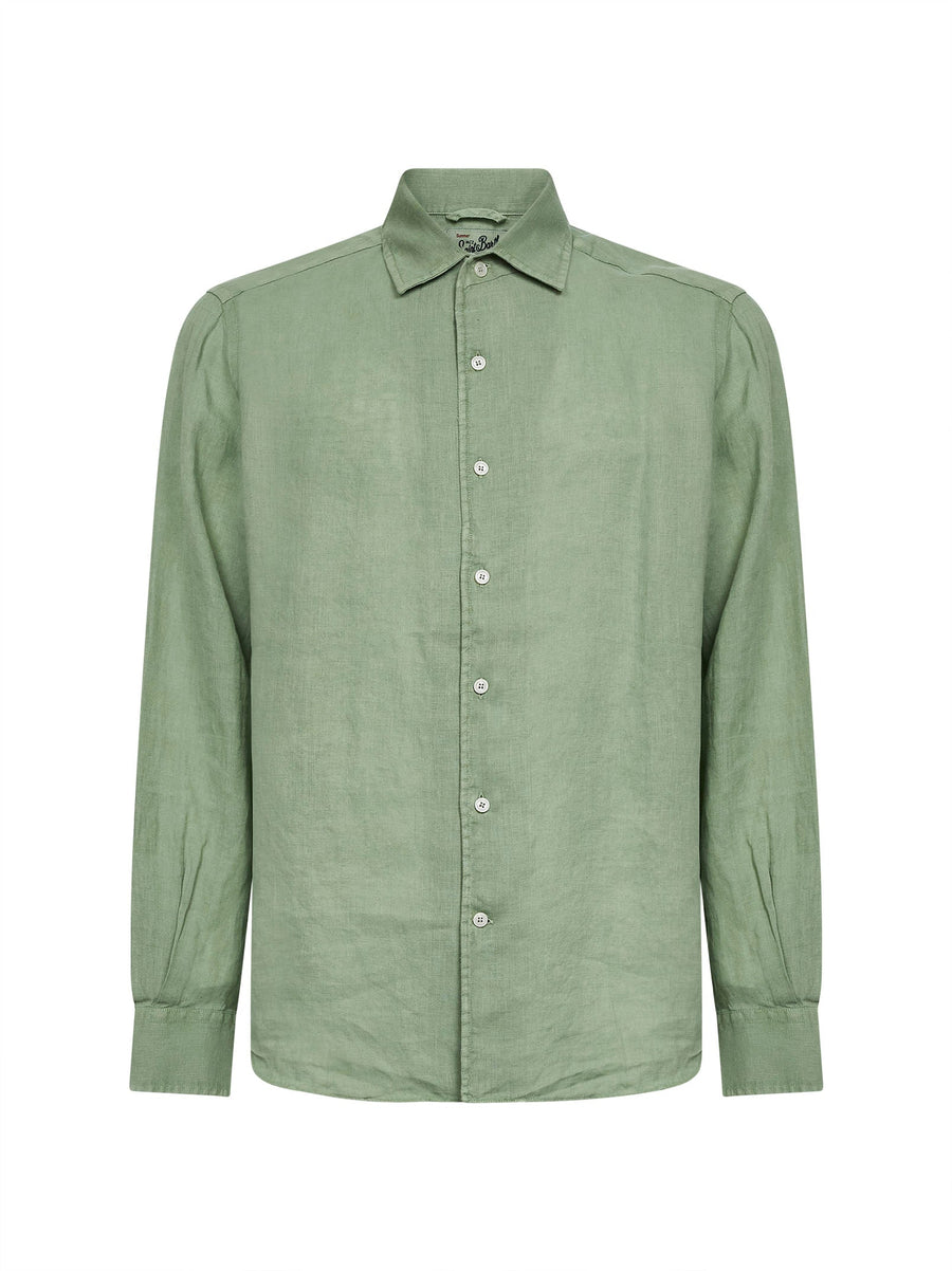 Shirt Raphael Linen Green