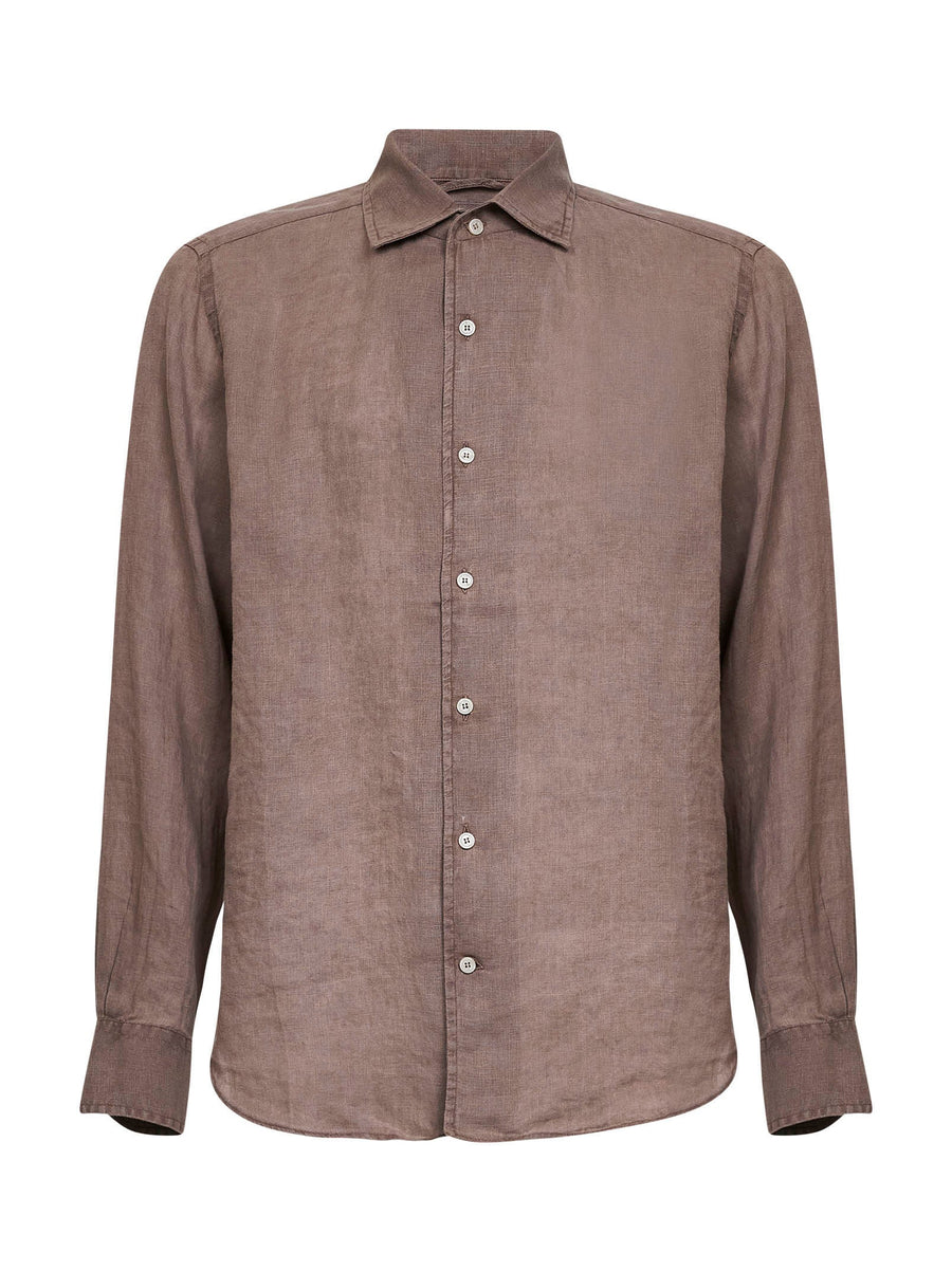 Shirt Raphael Linen Brown