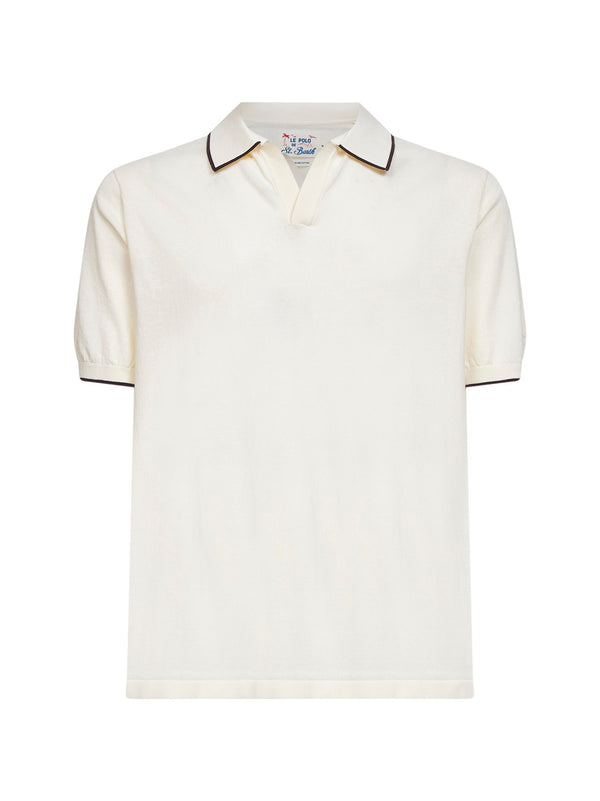 Polo Shirt Sloan Ivory Cotton