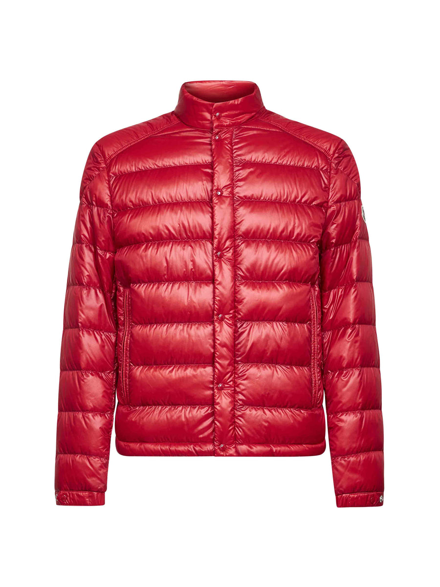 Red Selves Short Down Jacket Polyamide Padded &