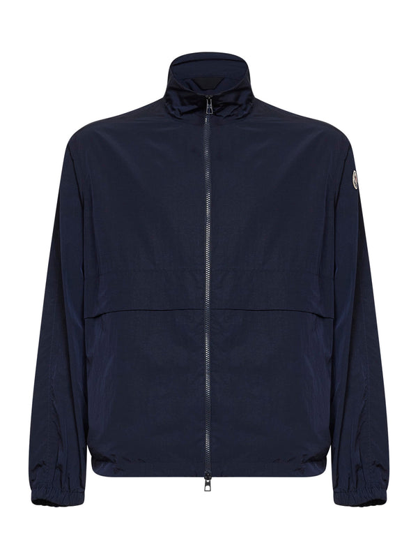 Packable Jacket Blue Polyamide Bomber