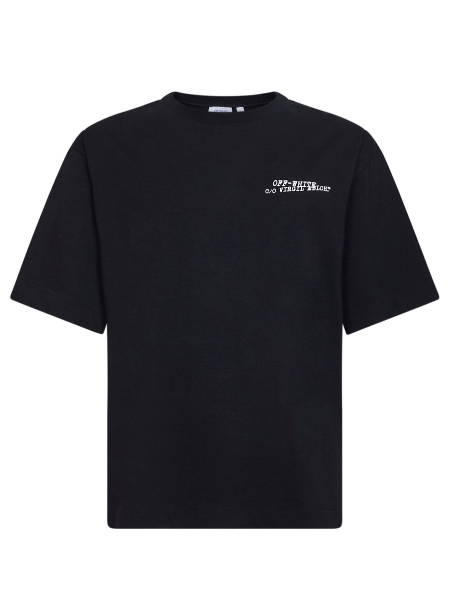 T-Shirt Type Arrow Black Cotton Jersey T-shirts