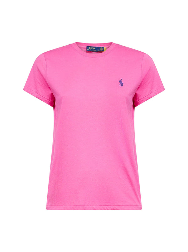Fuchsia Jersey Classic-Fit Crewneck T-Shirt Cotton T-shirts & Jerseys