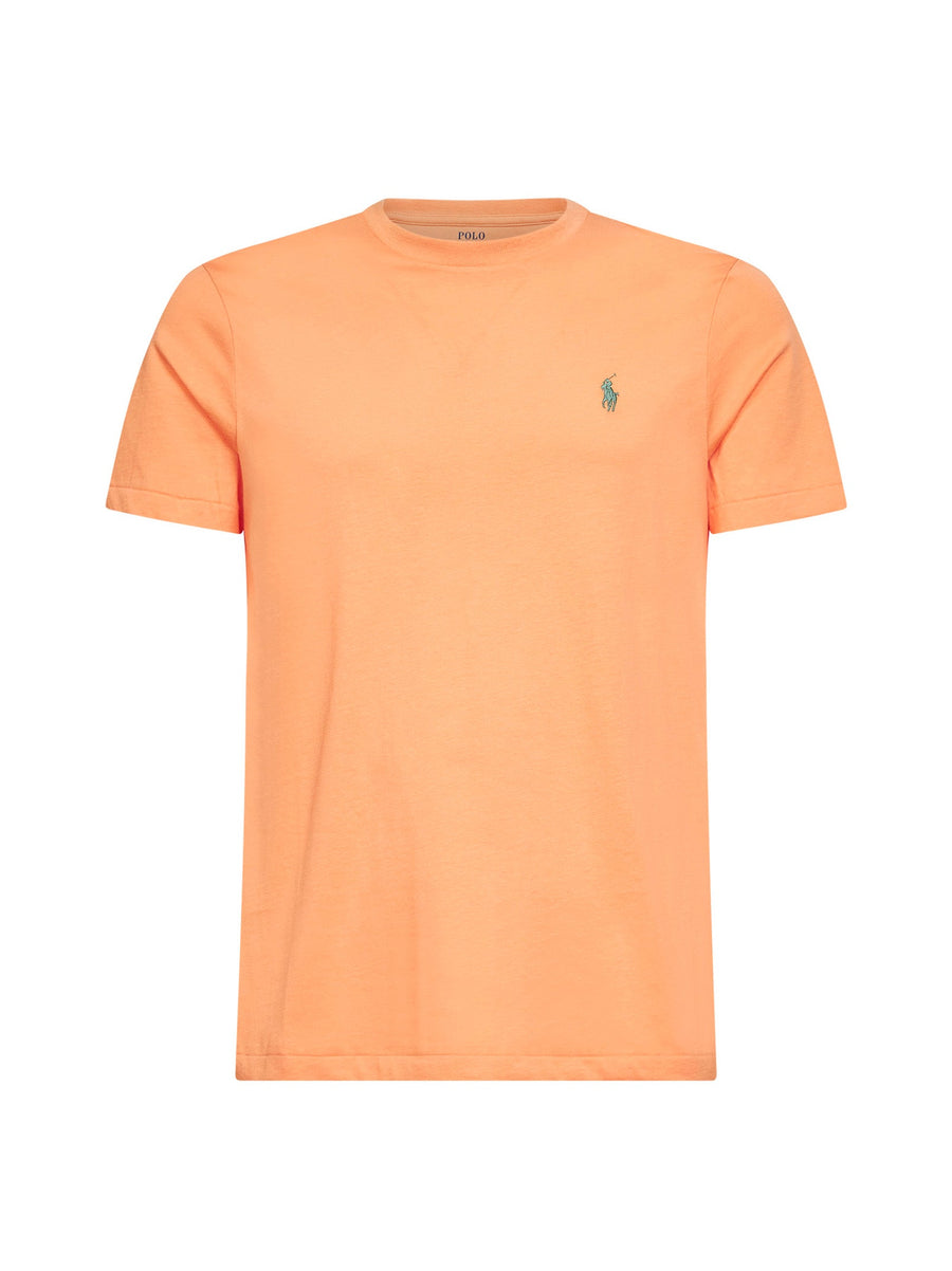 Pompano Orange Jersey Crewneck T-Shirt Cotton T-shirts