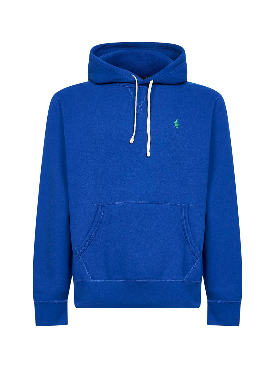 Pacific Royal Cotton Blend Hoodie Blue Sweatshirts