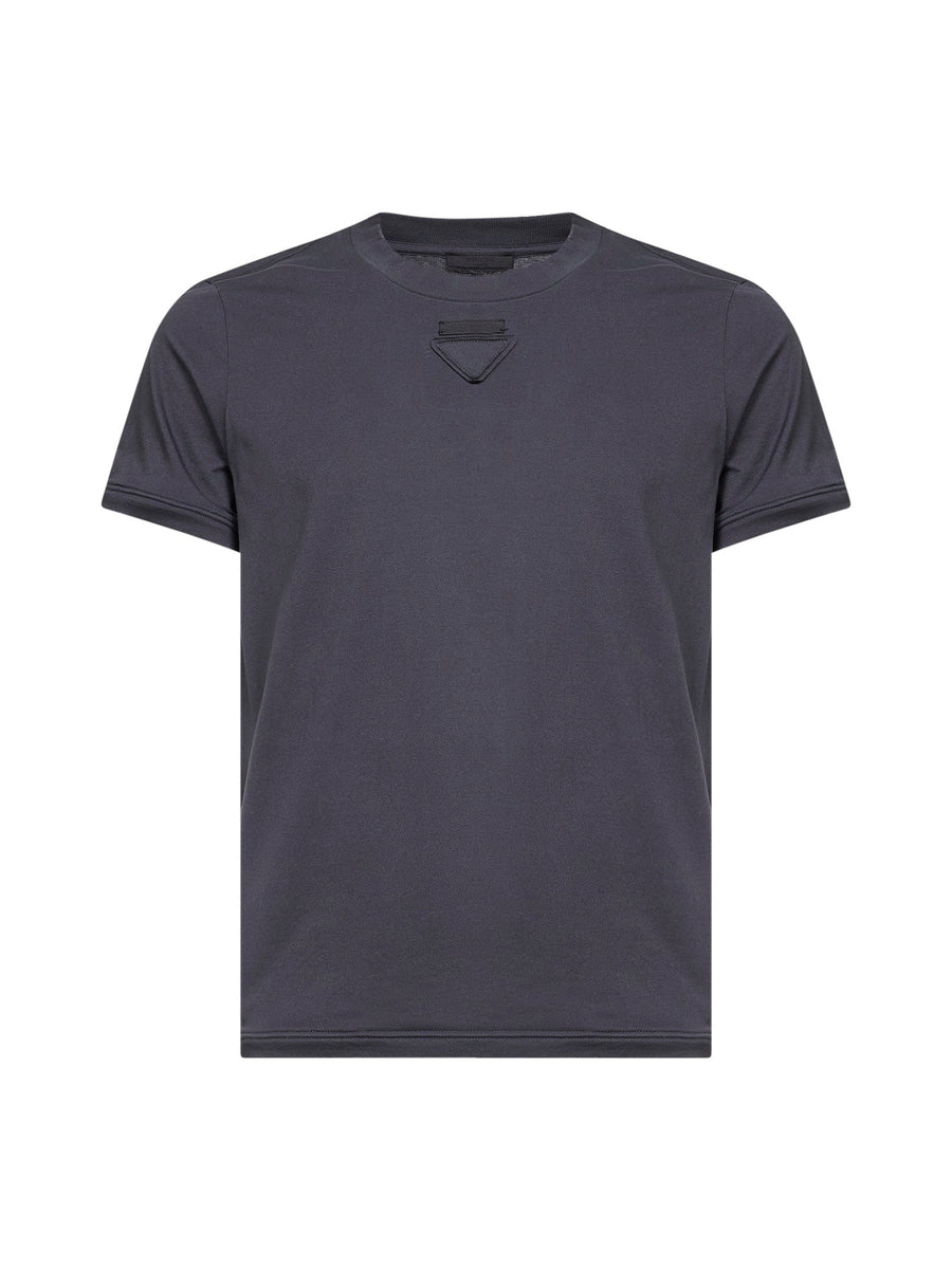 Shapeable Cotton T-Shirt Lead Color Grey T-shirts