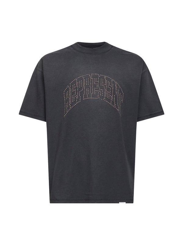 Black Embellished T-Shirt Cotton T-shirts