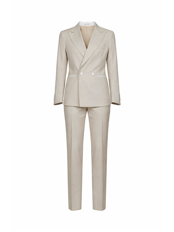 Tuxedo Suit Bruce Beige Virgin Wool Suits