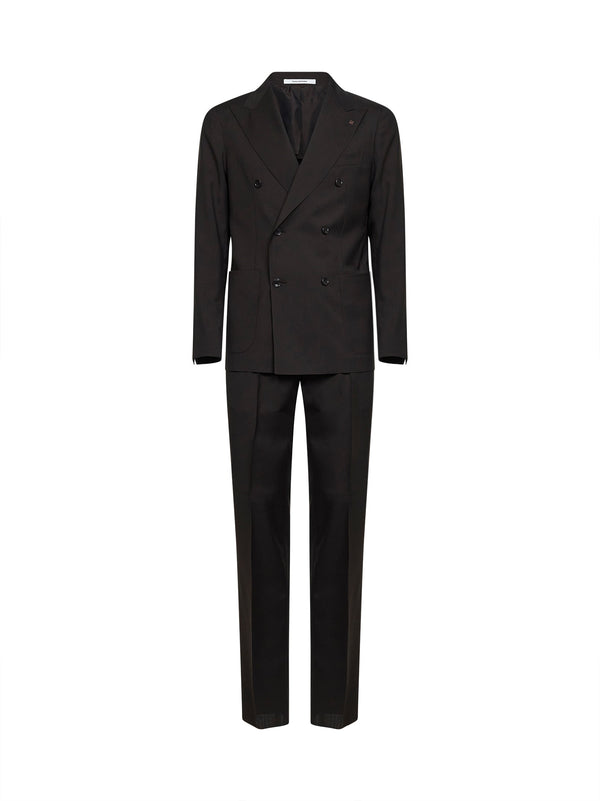 Suit Vesuvio Dark Brown Virgin Wool Suits