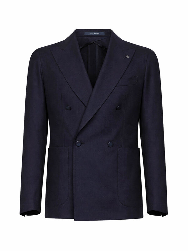 Blazer Montecarlo Blue Virgin Wool Jacket
