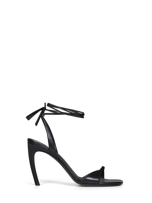Sandals Ora Black Nappa Leather Calf