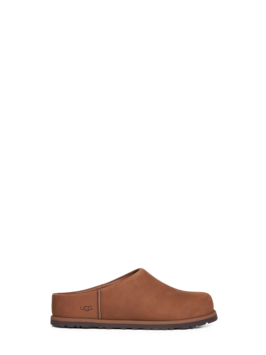 Leather Clogs Otzo Brown Mules