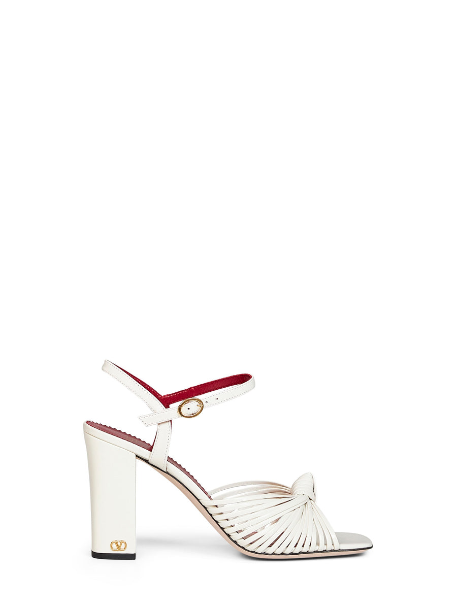 Sandals Annet Ivory Kidskin Leather
