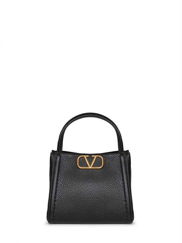 Handbag Alltime Black Calf Leather Handbags