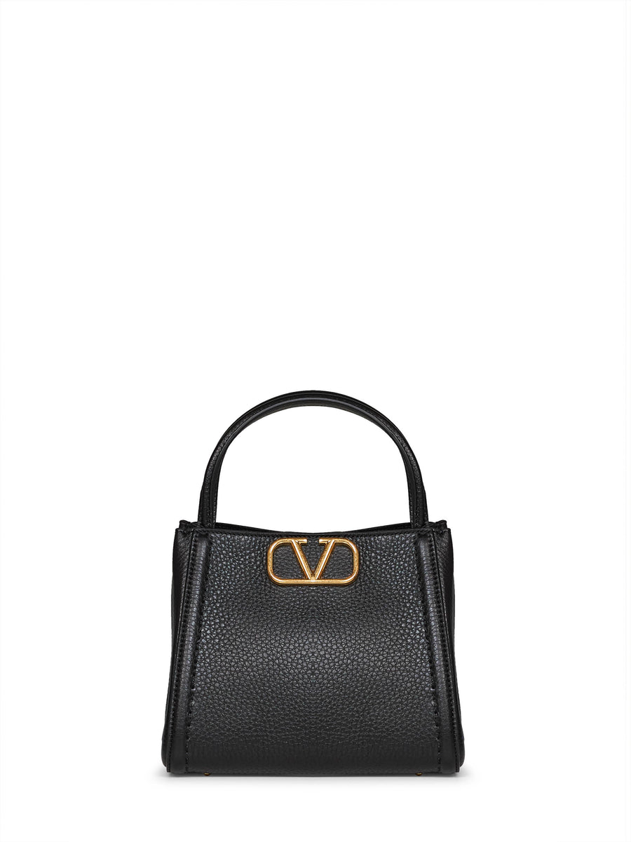 Handbag Alltime Black Calf Leather Handbags