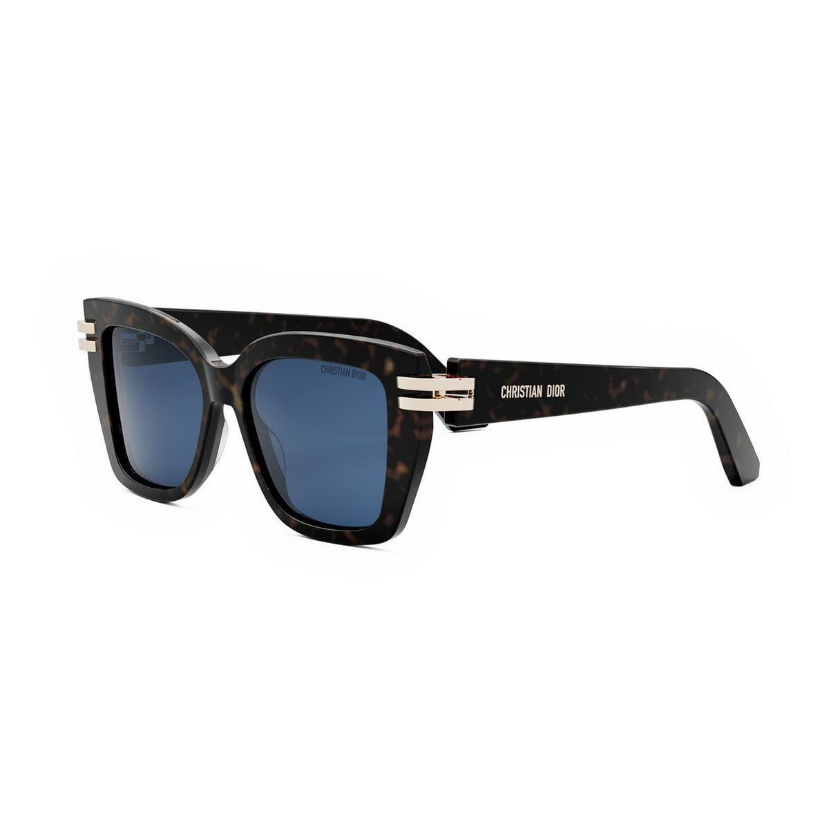 CDior S1I 20B0 Dark Havana Marrone Acetate Occhiali Da Sole