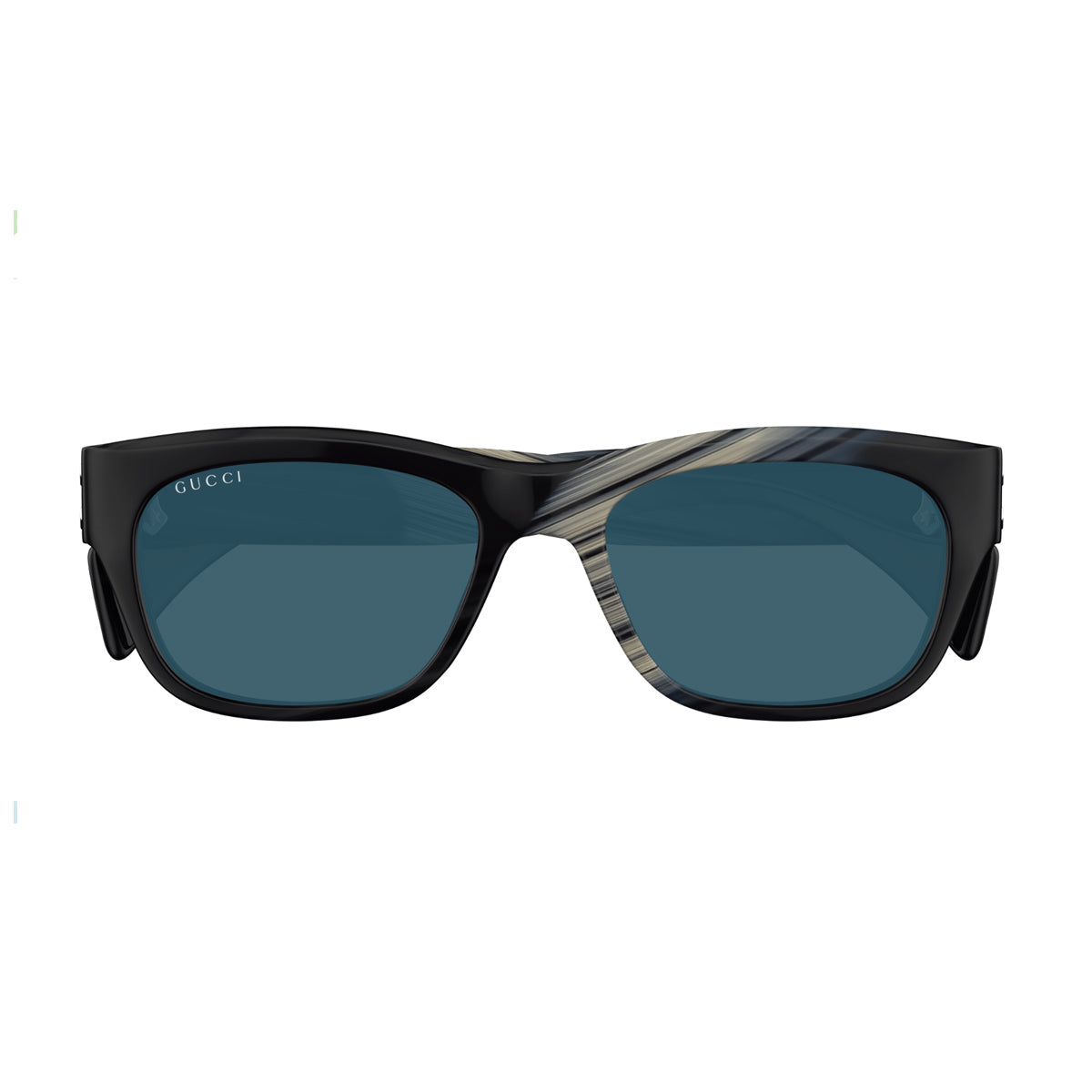 Gucci GG1706S Linea Rivets 004 Black Beige Blue Nero Acetate Occhiali Da Sole