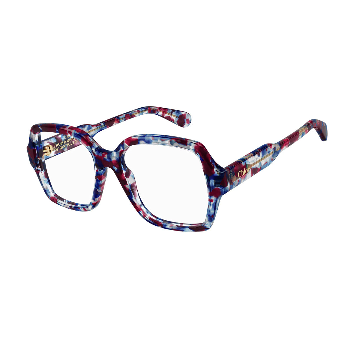 CH0155O Linea Gayia 006 Blu Recycled Acetate Occhiali Vista