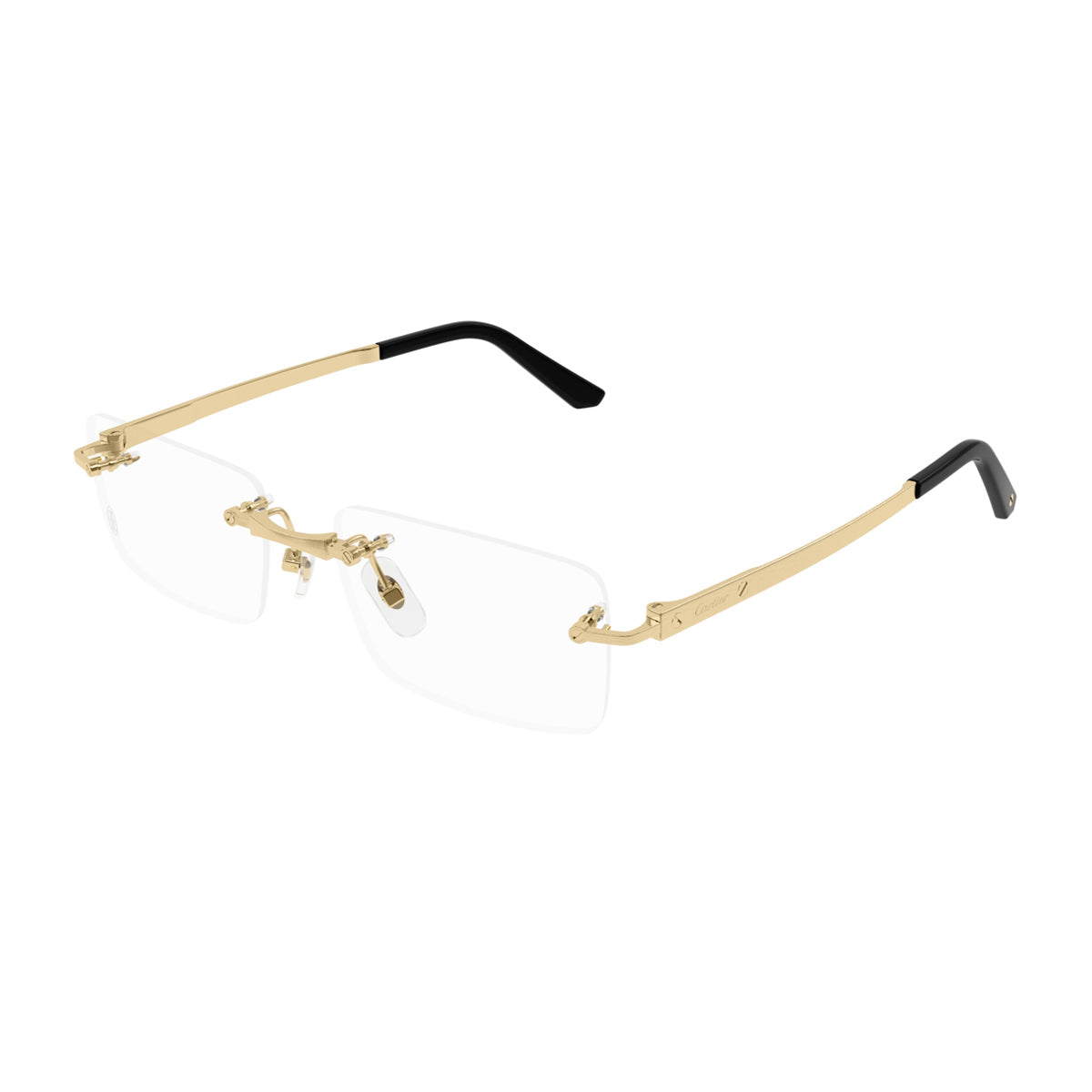Cartier CT0511O Santos De 001 Gold Oro Metal Occhiali Da Vista