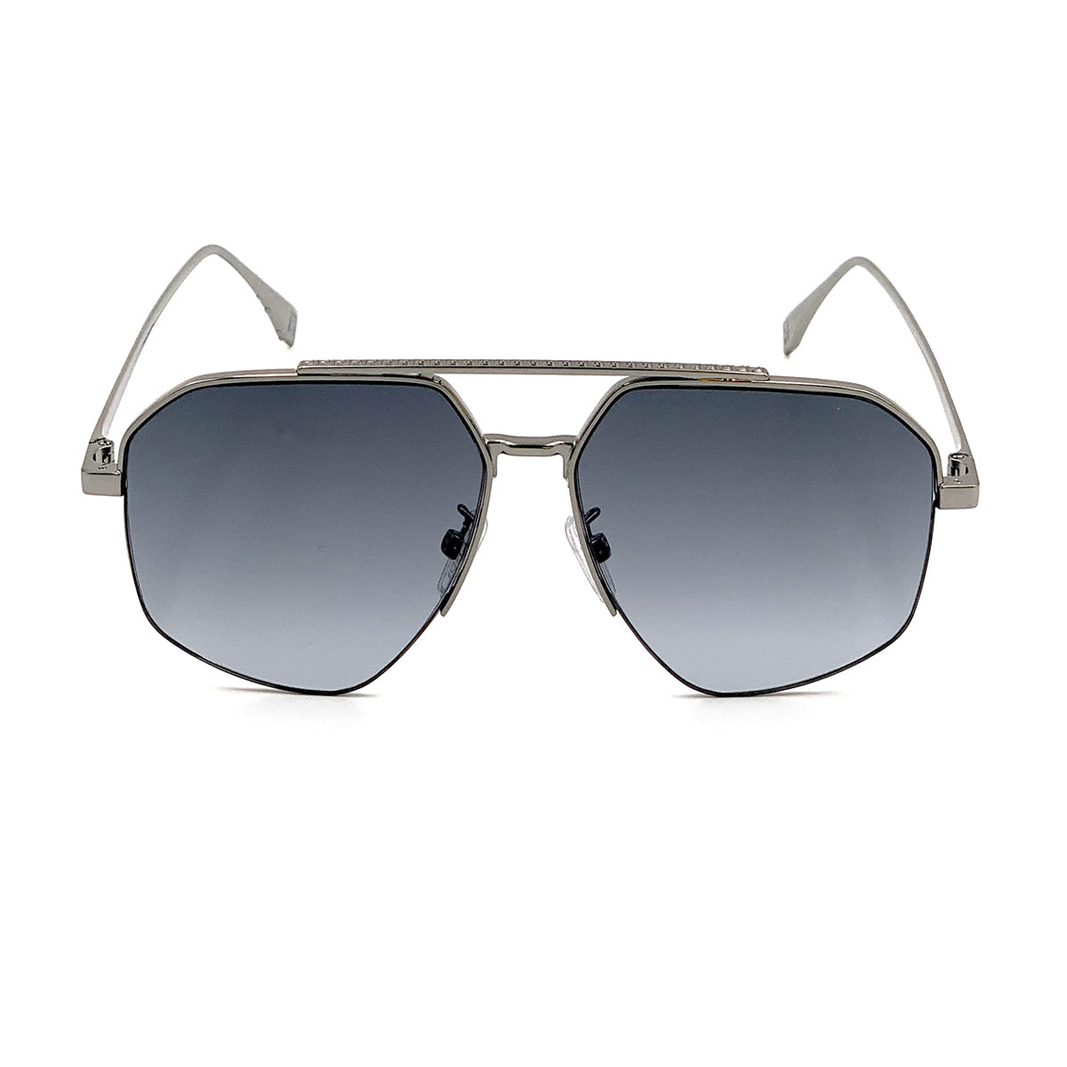 FE40062U 14B Argento Metal Occhiali Sole