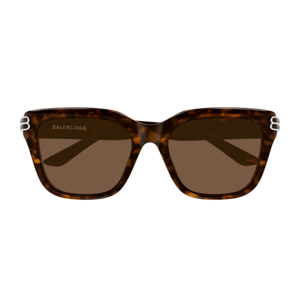 Balenciaga BB0433SK Linea Everyday 002 Havana Brown Recycled Acetate Occhiali Da Sole