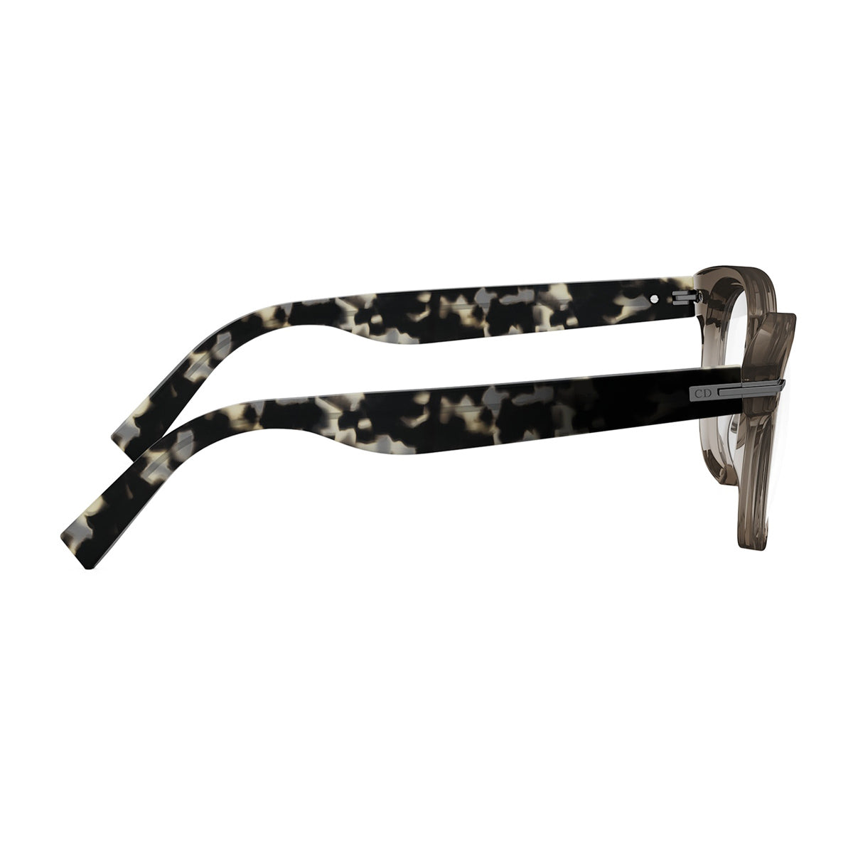 DiorBlackSuitO S21I 6400 Transparent Khaki Beige Acetate Occhiali Da Vista