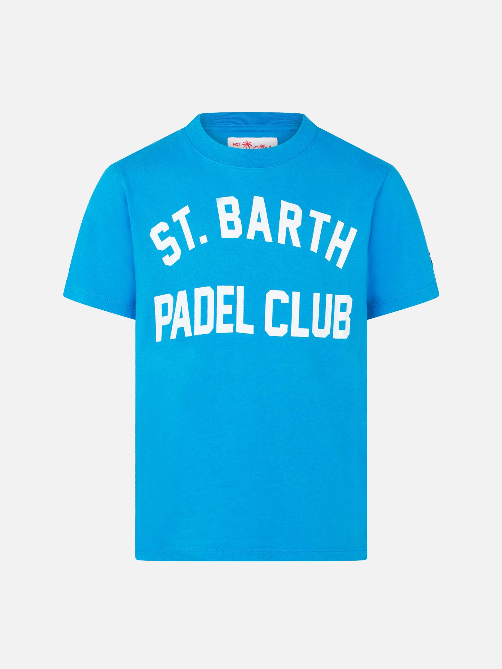Boy Cotton T-Shirt With Print Blue