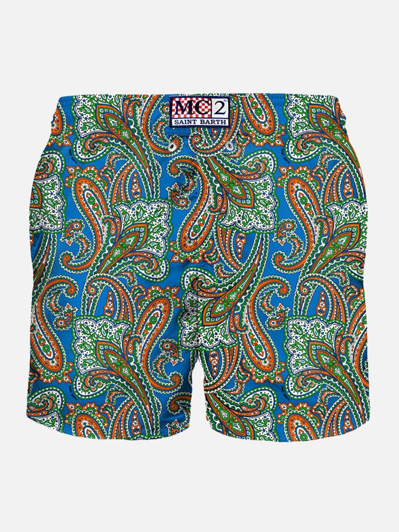 Lighting Multicolor Paisley Swim Shorts Blue Swimshort