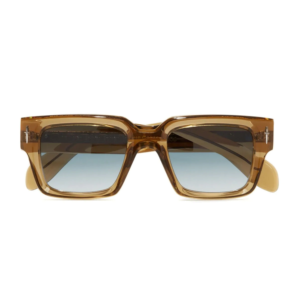 Cutler And Gross The Great Frog 014 03 Crystal Tobacco Beige Acetate Occhiali Da Sole