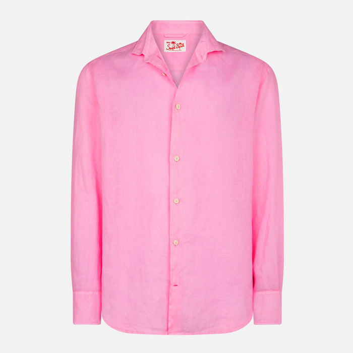 Pamplona Pink Linen Shirt