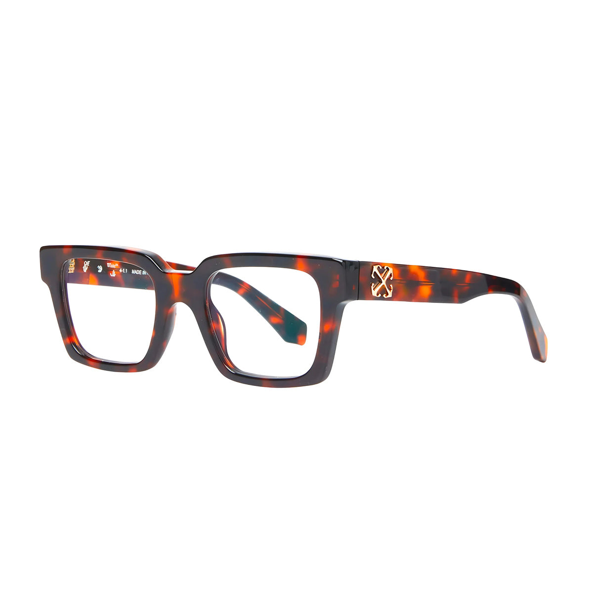 Off White OERJ072 STYLE 72 6000 Havana Marrone Acetate Occhiali Vista