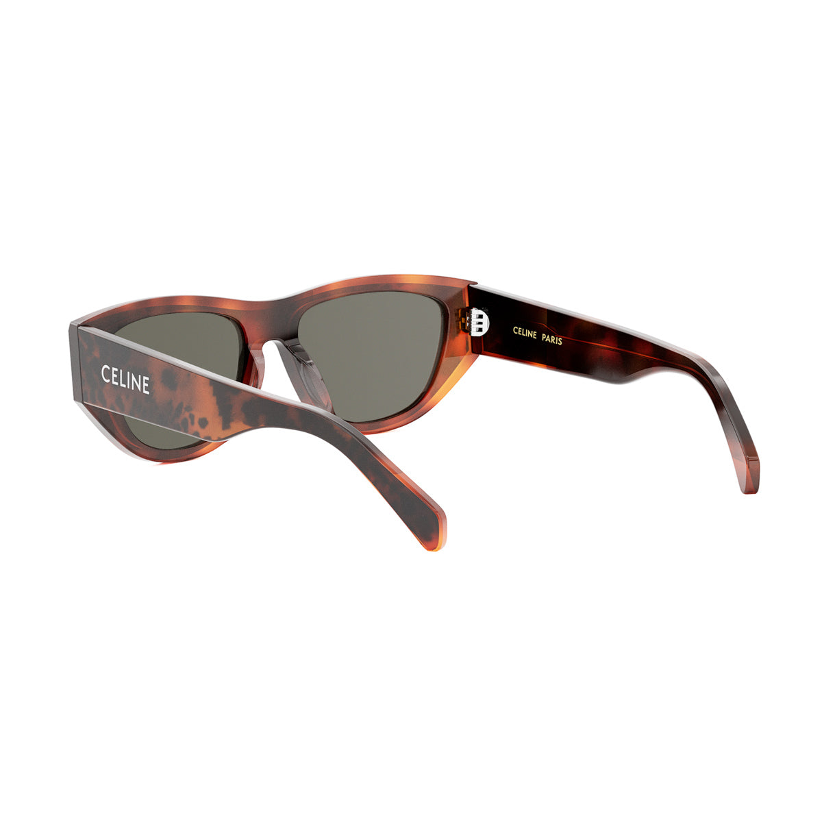 Celine CL40278U Monochroms 99A Leopard Havana Marrone Acetate Occhiali Da Sole