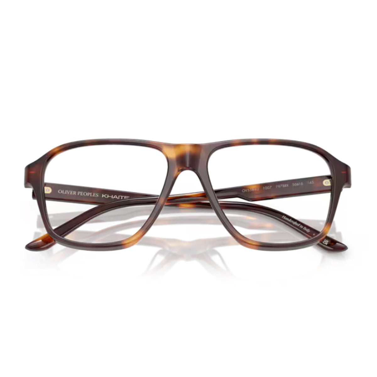 Oliver Peoples OV5584U - 1978RX Collezione KHAITE 1007 Mogano Scuro Marrone Acetate Occhiali Da Vista