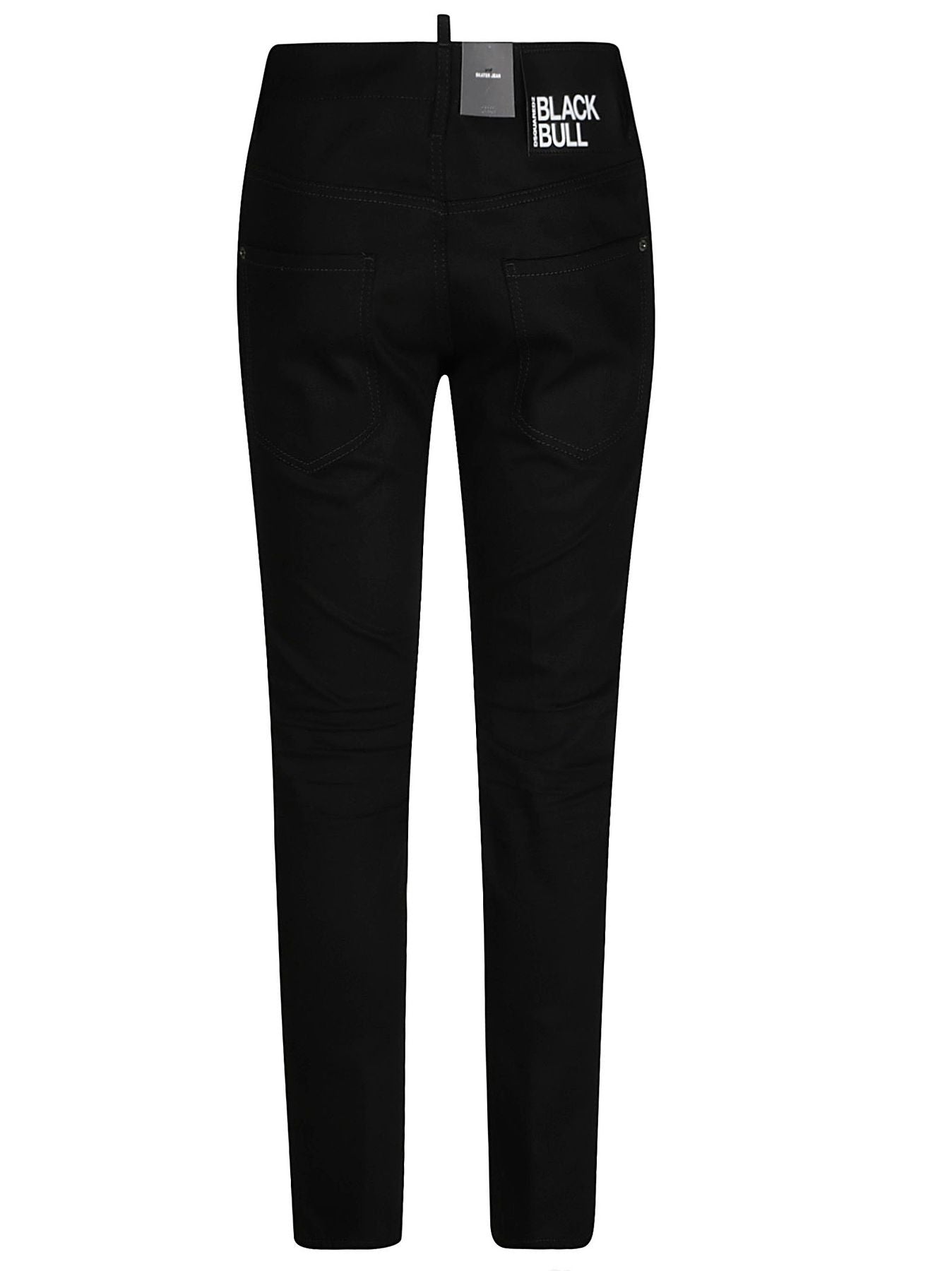 Skater Jean Nero Pantalone