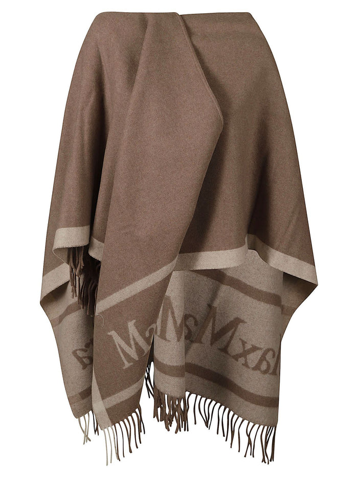 HILDE Marrone Wolle. made In Italy. Cappa