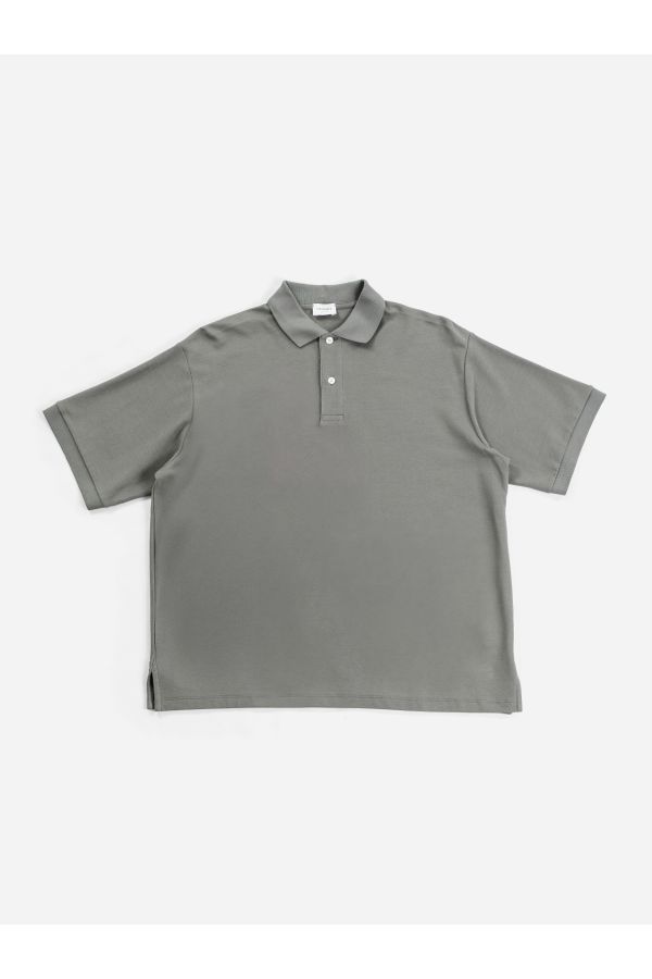 Handvaerk Cotton polo in gray