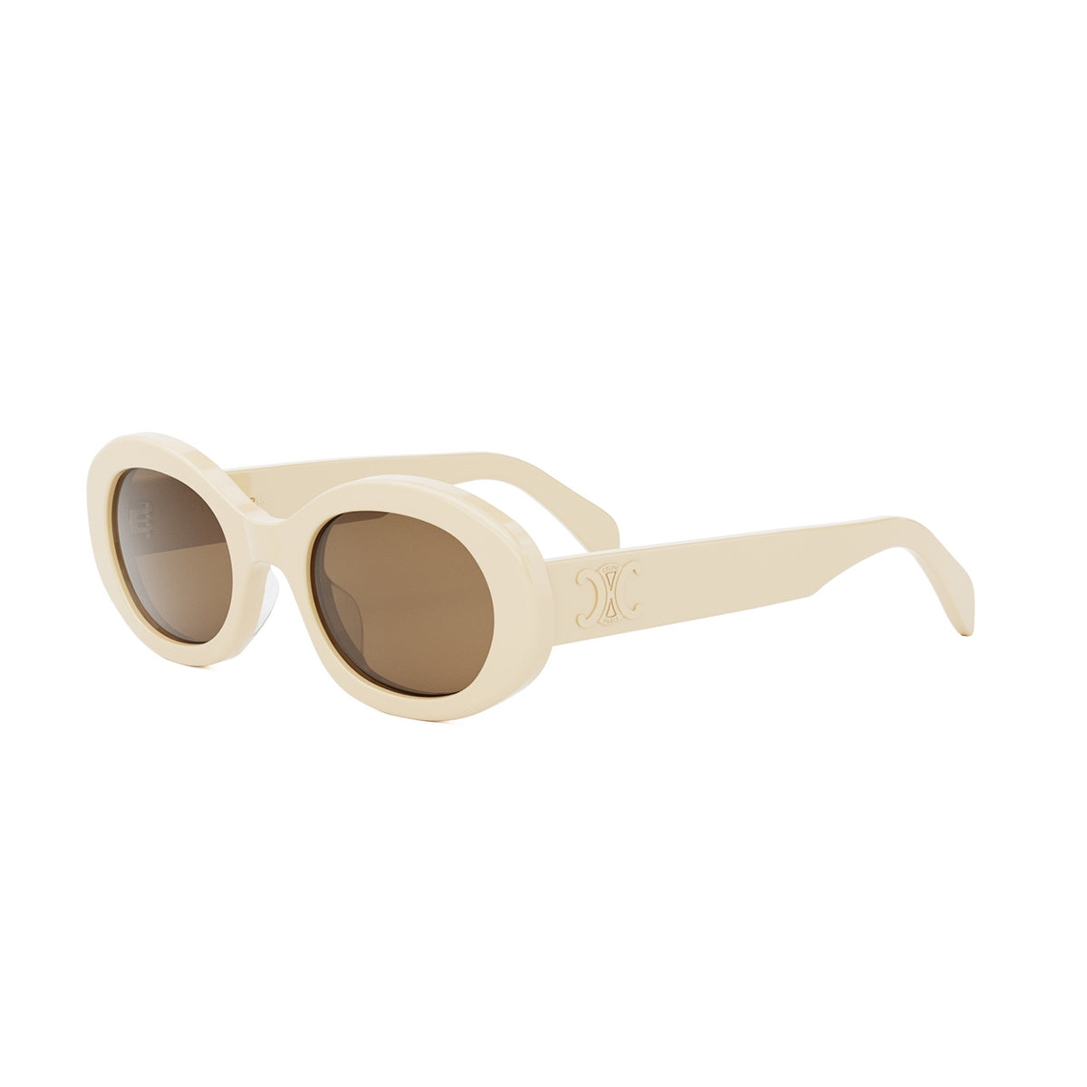 CL40194U TRIOMPHE 24e Bianco Acetate Occhiali Sole
