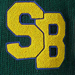 Green Knit Bomber College Style Knitwear