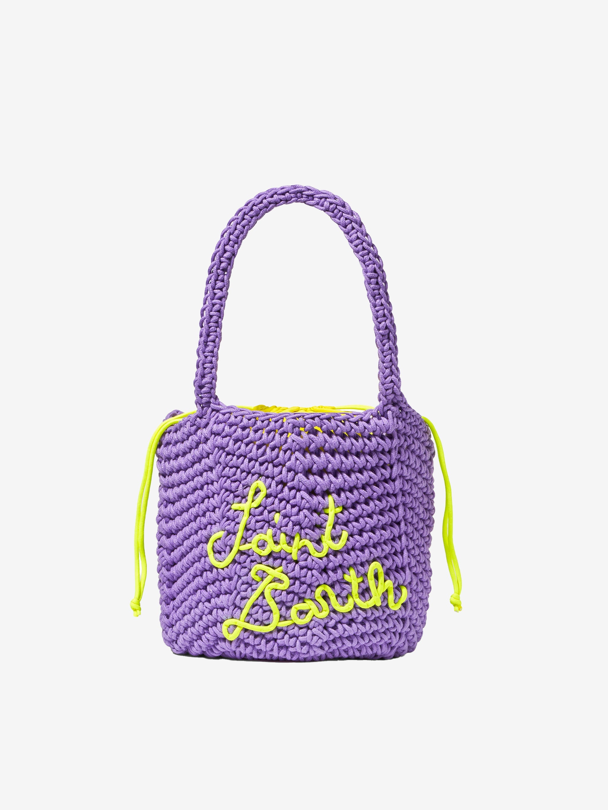 Rope Violet Crochet Shoulder Bag __single__