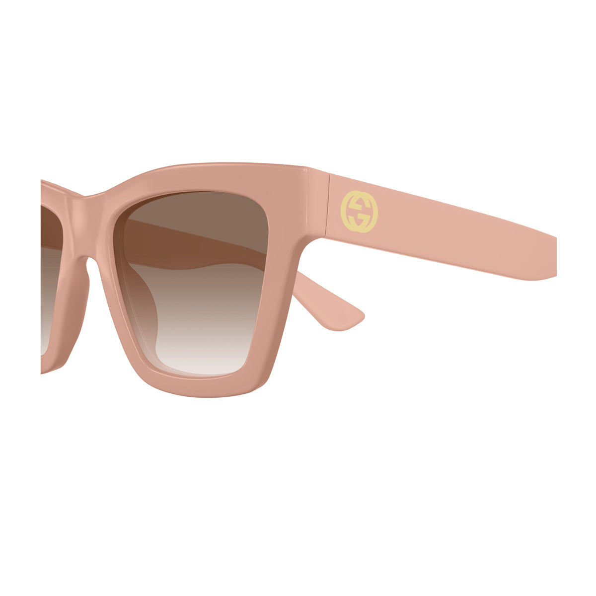 Gucci GG1714S Linea GG Logo 005 Pink Brown Rosa Acetate Occhiali Da Sole